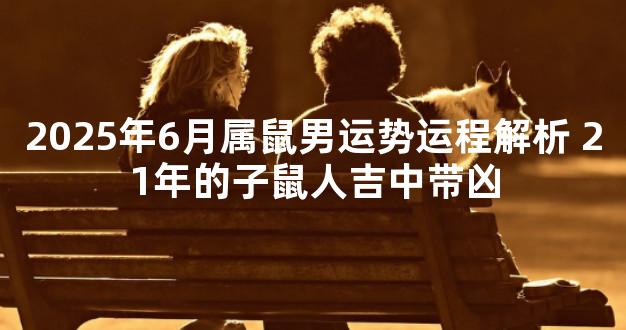 2025年6月属鼠男运势运程解析 21年的子鼠人吉中带凶